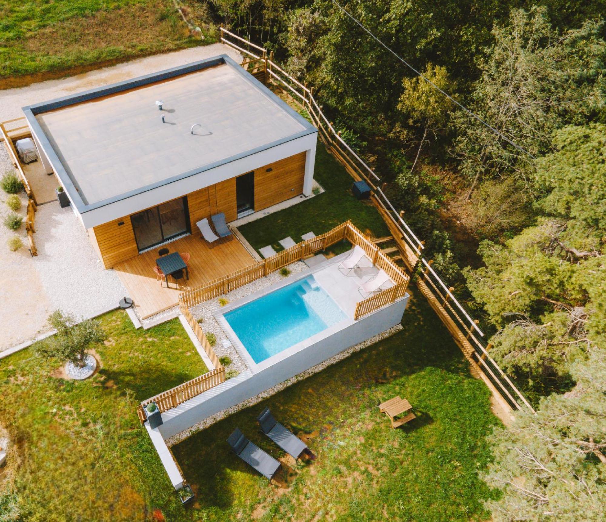 La Booa - Ecolodge En Ardeche - Piscine Privee - Ecolodgite Ozon  Екстер'єр фото