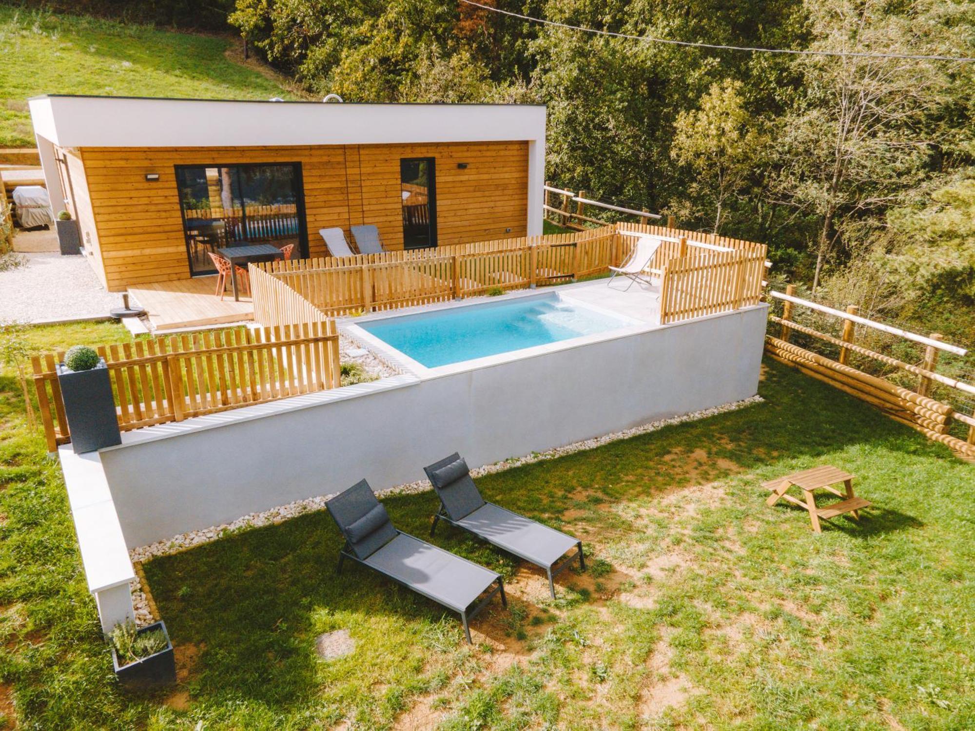 La Booa - Ecolodge En Ardeche - Piscine Privee - Ecolodgite Ozon  Екстер'єр фото