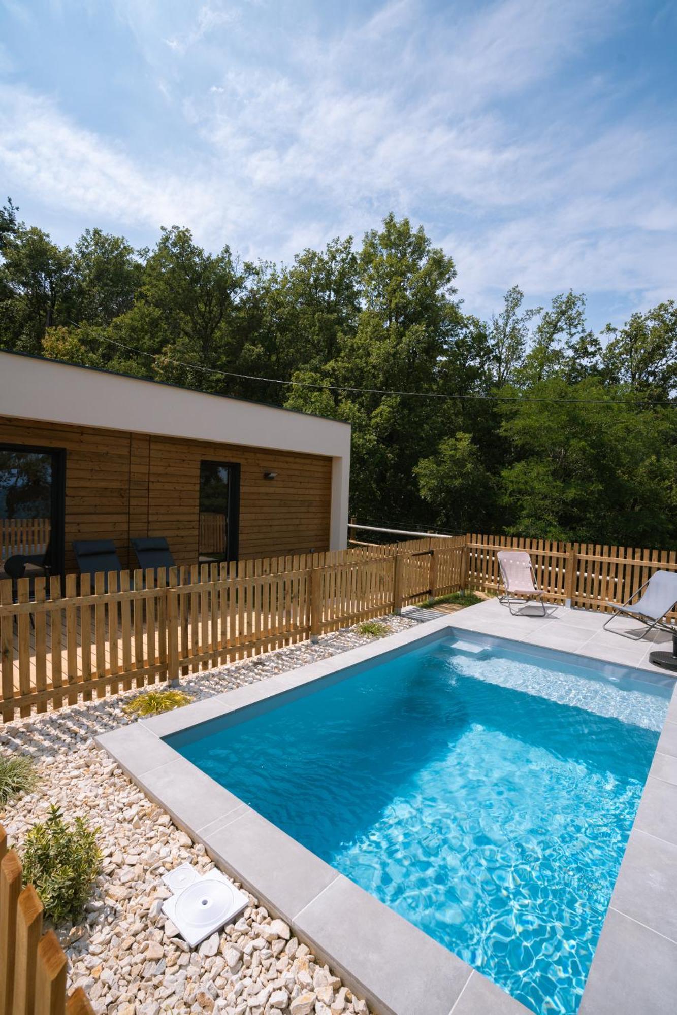 La Booa - Ecolodge En Ardeche - Piscine Privee - Ecolodgite Ozon  Екстер'єр фото